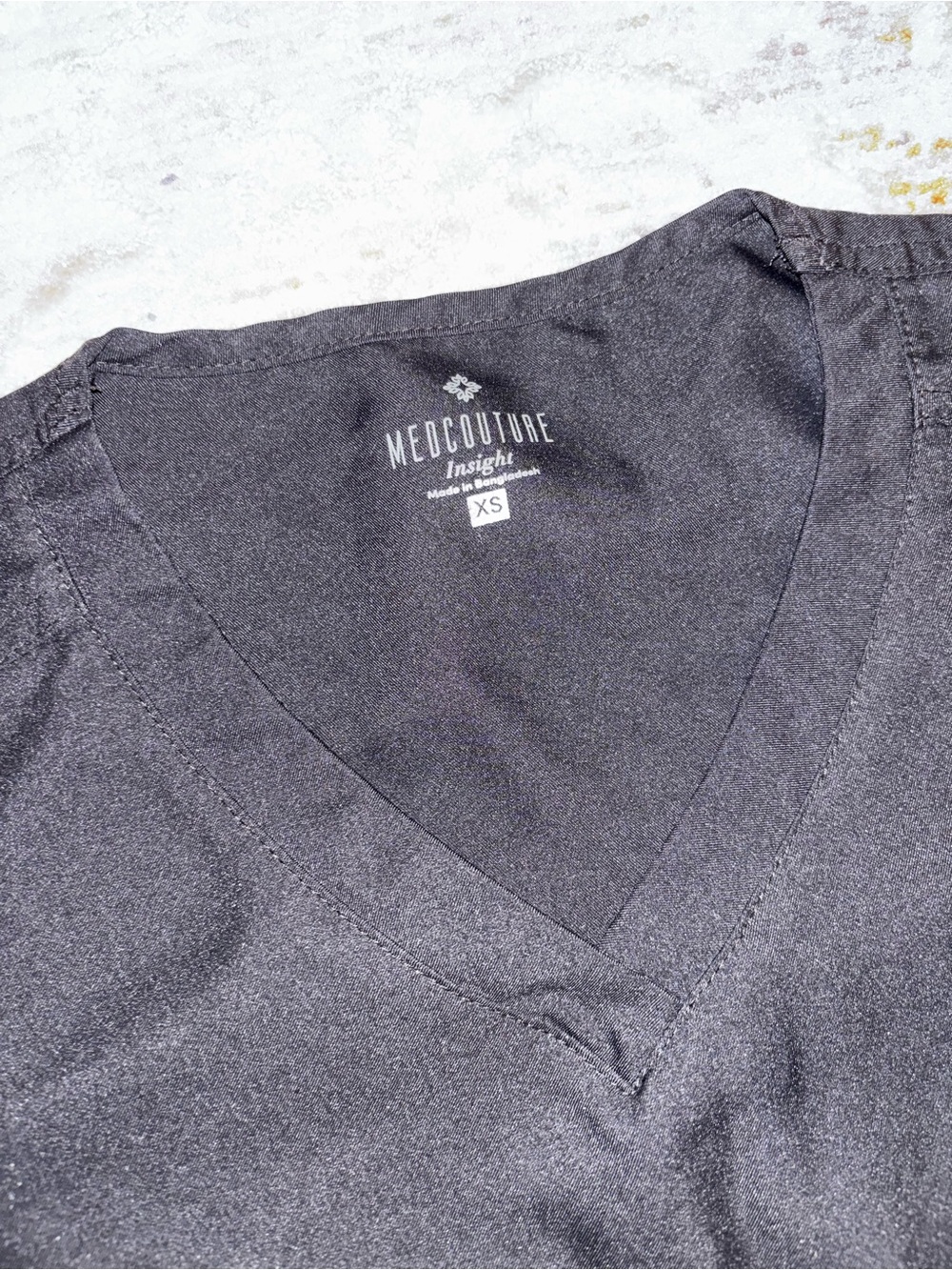 Like New! Med Couture Insight Black Scrub Set - Picture 2 of 3